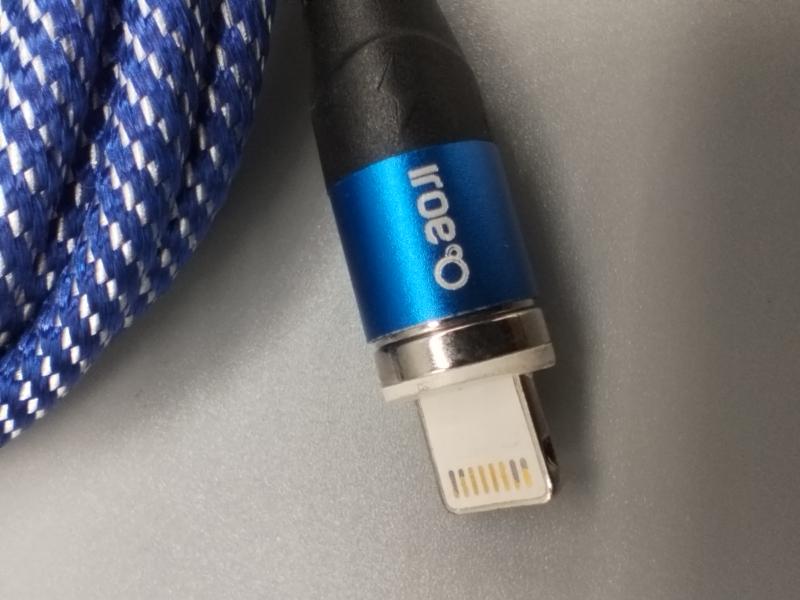 AOJI Premium 2m Magnetic Nylon Braided Fast Charging Cable – Tangle-Free & Durable
