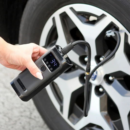 Flat Tire? Inflate Anywhere in Seconds! Portable Air Compressor for Every Car