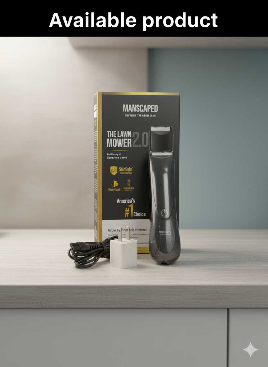 MANSCAPED® The Lawn Mower® 2.0 – Men’s Groin & Body Trimmer without Comb 🪮