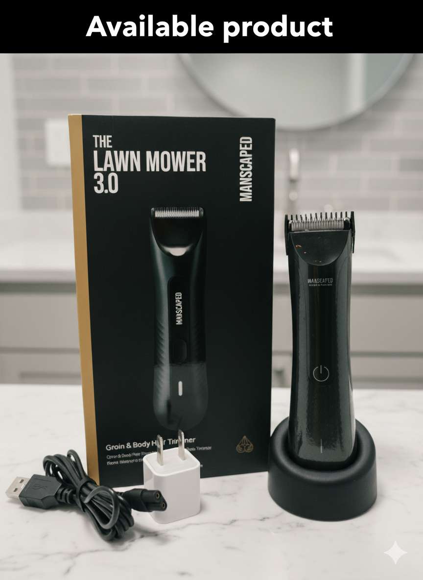 Groin & Body Hair Trimmer, MANSCAPED® The Lawn Mower® 3.0 with Comb 🪮