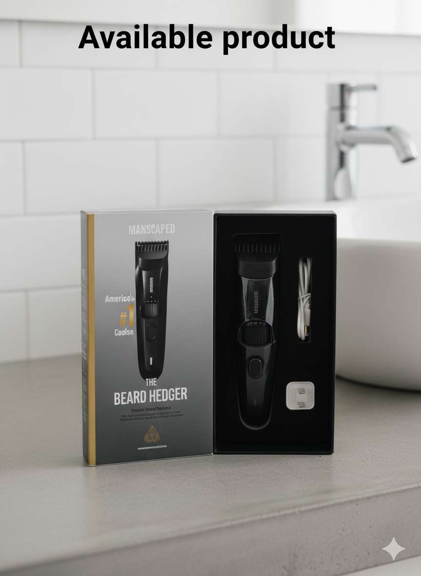 MANSCAPED® The Beard Hedger® Premium Men's Beard Trimmer
