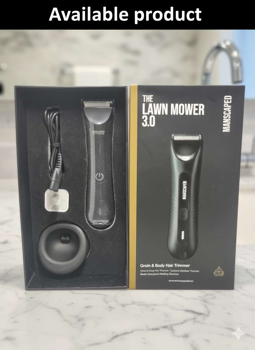 Groin & Body Hair Trimmer, MANSCAPED® The Lawn Mower® 3.0 with Comb 🪮