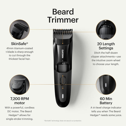 MANSCAPED® The Beard Hedger® Premium Men's Beard Trimmer