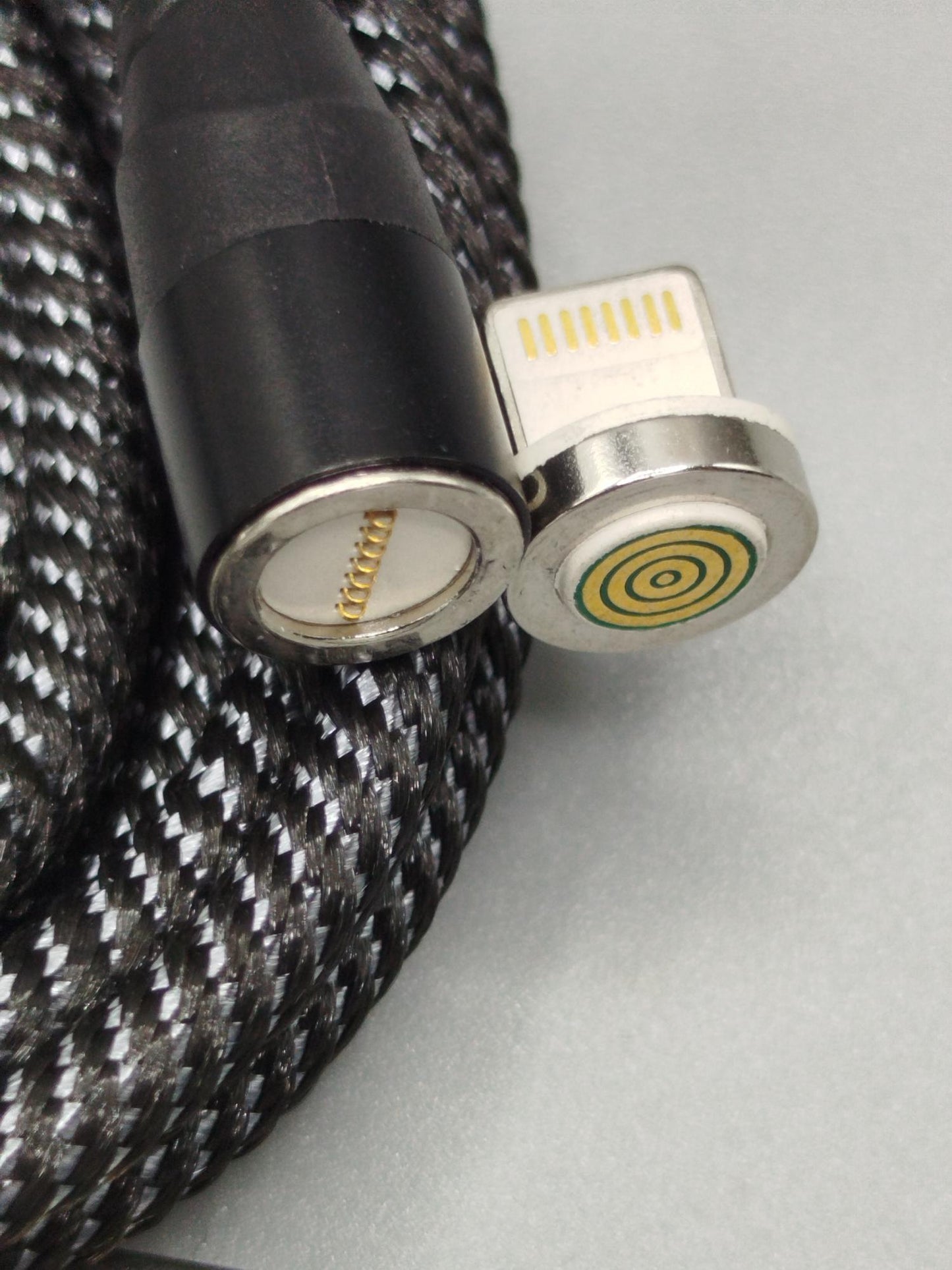 AOJI Premium 2m Magnetic Nylon Braided Fast Charging Cable – Tangle-Free & Durable