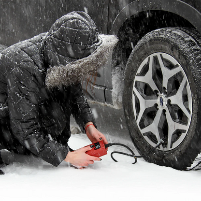 Flat Tire? Inflate Anywhere in Seconds! Portable Air Compressor for Every Car