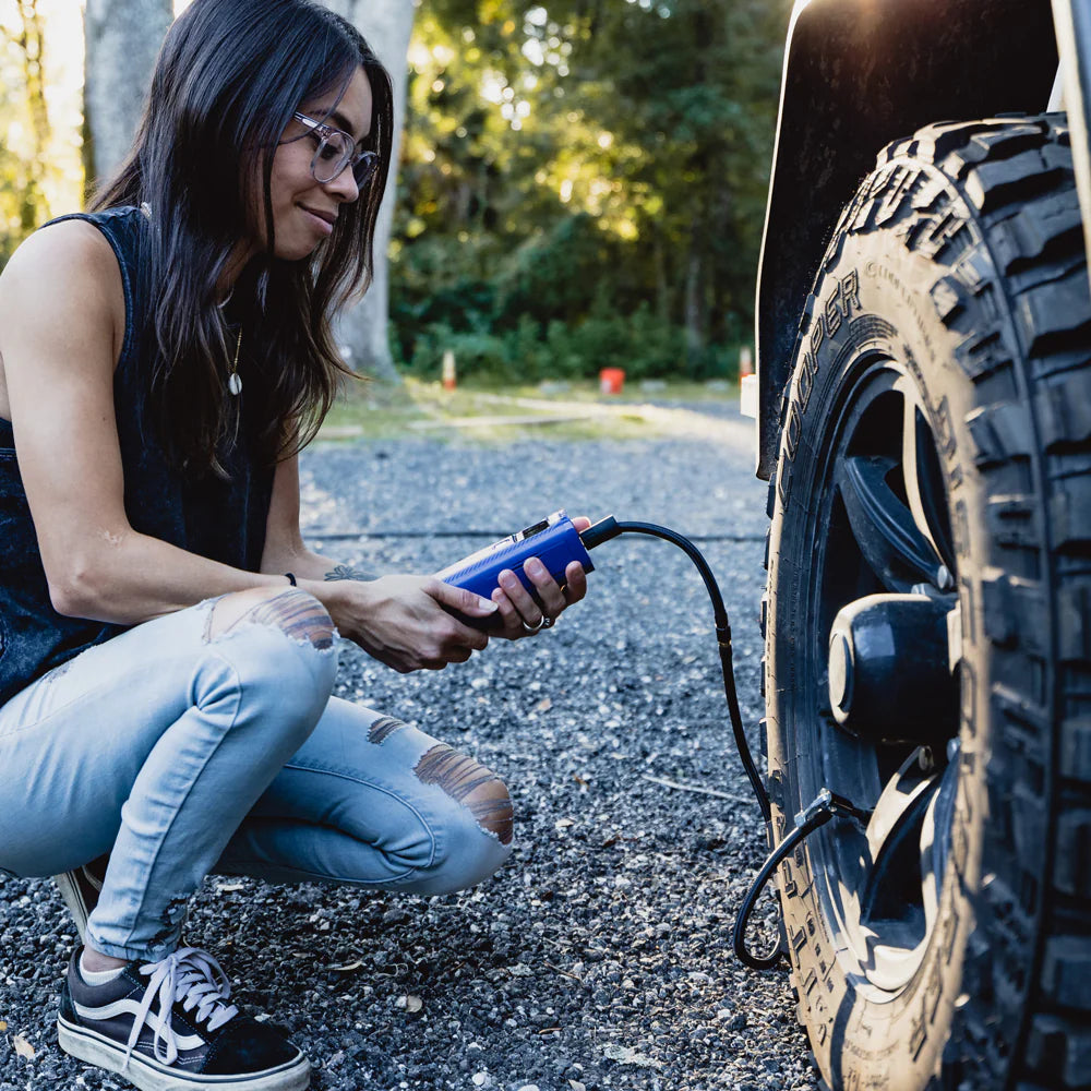 Flat Tire? Inflate Anywhere in Seconds! Portable Air Compressor for Every Car